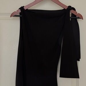 Elegant Black Off-Shoulder Blouse